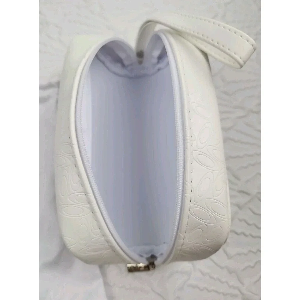 Oakley Sunglasses Eyeglasses Soft Shell Case Zipper Logo White W/ Bag